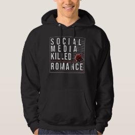 Sociale media doden Romance Hoodie