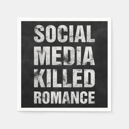 Sociale media doden Romance Servet (Voorkant)