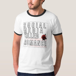 Sociale media doden Romance T-shirt