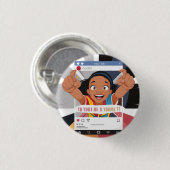Sociale Media Frame Leuk Kinderfeestje  Ronde Button 3,2 Cm (Voorkant /achterkant)