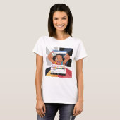 Sociale media frame leuk kinderfeestje t-shirt (Voorkant volledig)