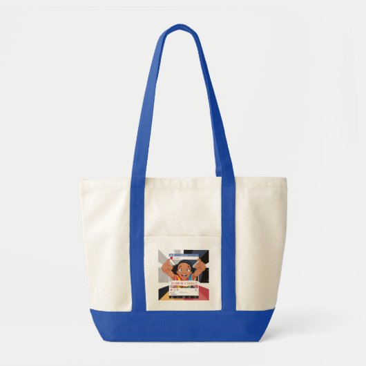 Sociale media frame leuk kinderfeestje tote bag (Voorkant)
