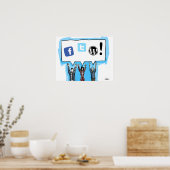 Sociale media FTW! Poster (Keuken)