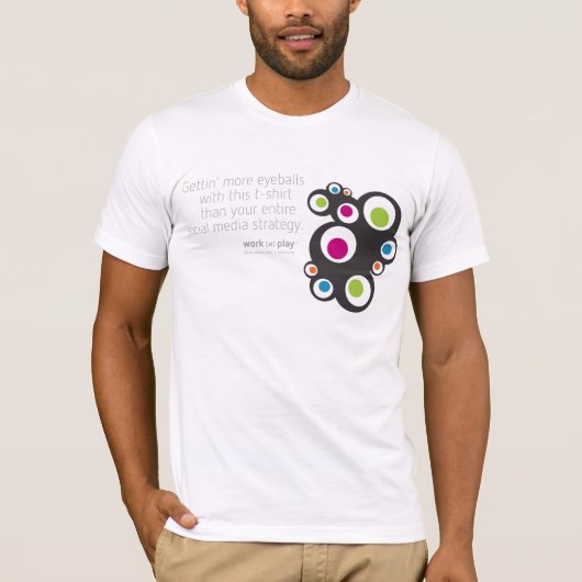 Sociale media: Gettin' Eyeball T-shirt (Voorkant)
