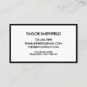 Sociale media Gold Foil Elegant Moderne Visitekaartje (Achterkant)