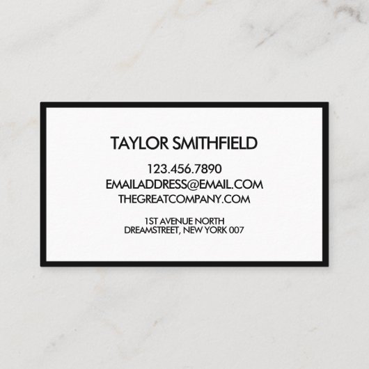 Sociale media Gold Foil Elegant Moderne Visitekaartje (Achterkant)