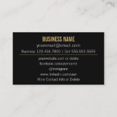 Sociale media | Goudstrook Visitekaartje (Achterkant)