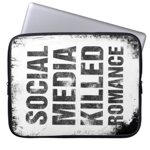Sociale Media Hebben Romantiek Gedood Laptop Sleeve