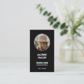 Sociale Media Influencer QR Code Visitekaartje (Staand voorkant)