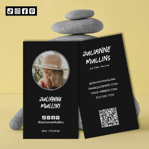 Sociale Media Influencer QR Code Visitekaartje