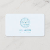 Sociale media Internet Communication Global Networ Visitekaartje (Voorkant)