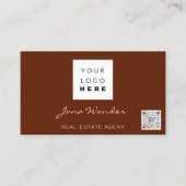 Sociale media Logo Aangepaste foto QR-code TikToky Visitekaartje (Voorkant)