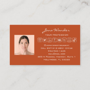 Sociale media Logo Foto QR Code Blogger Roos Visitekaartje