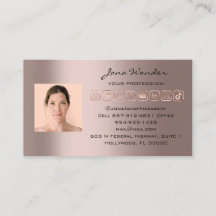 Sociale media Logo Foto QR Code Makeup Beauty