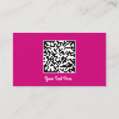 Sociale media Logo Gold QR-code Aangepast Invoegen Visitekaartje (Achterkant)