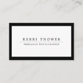 Sociale media Luxe zwart-witVisitekaartjes Visitekaartje (Voorkant)