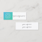 sociale media modern trendy visitekaartje (Voorkant / Achterkant)