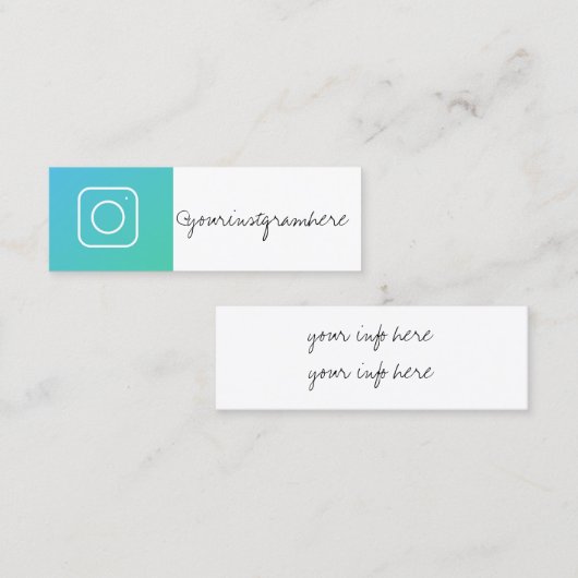 sociale media modern trendy visitekaartje (Voorkant / Achterkant)