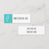 sociale media modern trendy visitekaartje (Voorkant / Achterkant)