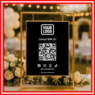 Sociale Media Neem contact met ons op Instagram Ti Poster