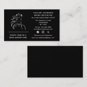 Sociale Media Paardardig Paardentrainer Dierenarts Visitekaartje (Voorkant / Achterkant)