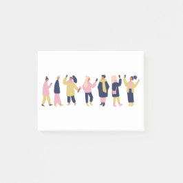 Sociale media post-it® notes