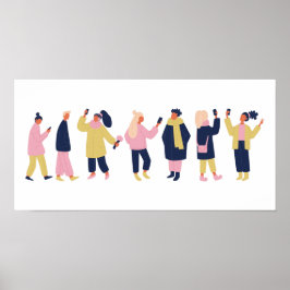 Sociale media poster