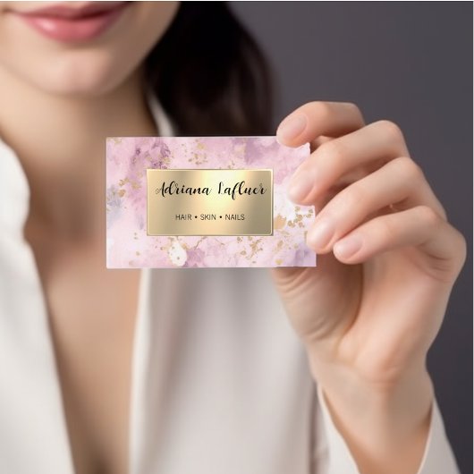 Sociale media QR-code Glitter Gold Modern Elegant Visitekaartje