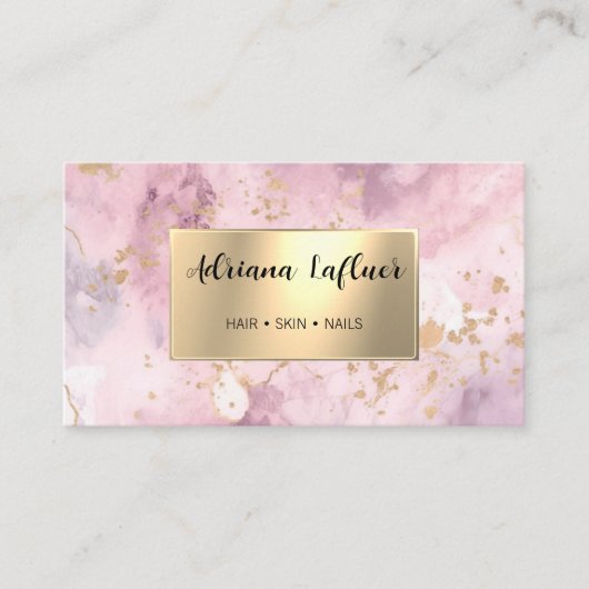 Sociale media QR-code Glitter Gold Modern Elegant Visitekaartje (Voorkant)