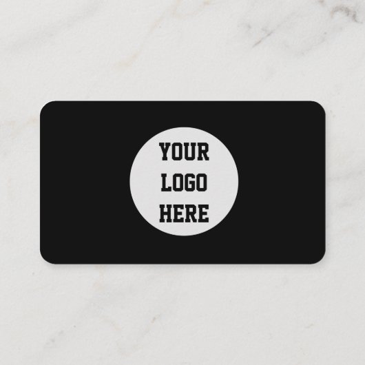 Sociale media QR-code Scannable Black Professional Visitekaartje (Achterkant)