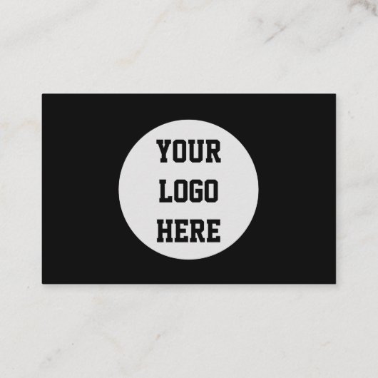 Sociale media QR-code Scannable Black Professional Visitekaartje (Achterkant)