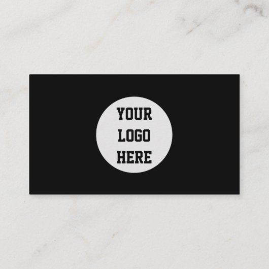 Sociale media QR-code Scannable Black Professional Visitekaartje (Achterkant)