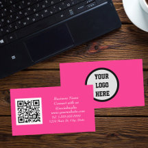 Sociale media QR-code schaalbaar roze magenta
