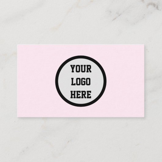 Sociale media QR-code schaalbaar Roze Professional Visitekaartje (Achterkant)