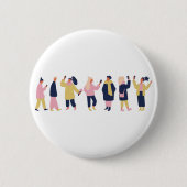 Sociale media ronde button 5,7 cm (Voorkant)