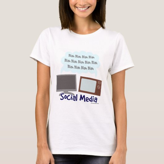 Sociale media t-shirt (Voorkant)