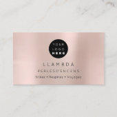 Sociale media TwitterYouTubeInstagraFaceFB Blush Visitekaartje (Voorkant)