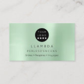 Sociale media TwitterYouTubeInstagraFaceFB Mint Visitekaartje (Voorkant)