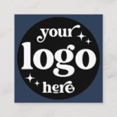 Sociale media verbinden met ons Custom Professiona Vierkante Visitekaartje (Voorkant)