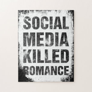 Sociale media vermoordde romantiek legpuzzel