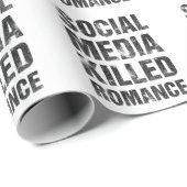 Sociale media vermoordden romantiek cadeaupapier (Rol Hoek)