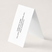 Sociale media visitekaartje (Achterkant)