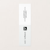 Sociale media visitekaartje (Buitenkant ongevouwen)