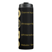 SOCIALE MEDIA VOOR YOUTUBE CHANNEL ZIJN VLOGGER DA THERMOSBEKER (Voorkant)