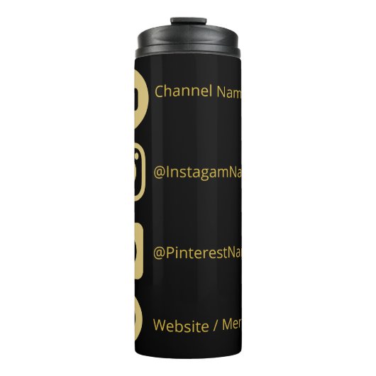 SOCIALE MEDIA VOOR YOUTUBE CHANNEL ZIJN VLOGGER DA THERMOSBEKER (Voorkant)