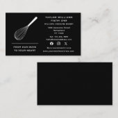 Sociale Media Whisk Baker Bakery Bakkerij Catering Visitekaartje (Voorkant / Achterkant)