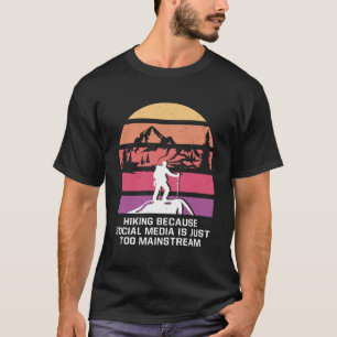 Sociale media zijn te mainstream om introverte te t-shirt