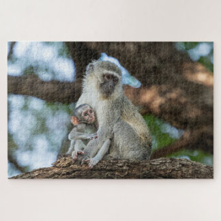 Sociale Meerkat – Afrikaanse Dierenfoto Legpuzzel