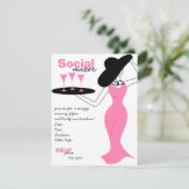 Sociale mixer kaart (Staand voorkant)