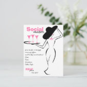 Sociale mixer kaart (Staand voorkant)